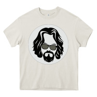 Cream big lebowski Heavy Core Tee - linhVisuals