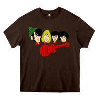 Chocolate Brown the monkees Heavy Core Tee - linhVisuals
