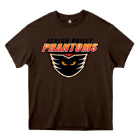 Chocolate Brown #the phantoms lehigh valley Heavy Core Tee - linhVisuals