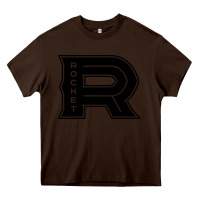 Chocolate Brown the rocket laval Heavy Core Tee - linhVisuals