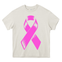 Cream breast cancer t  shirt breast cancer care pink ribbon    breast cancer Heavy Core Tee - linhVisuals