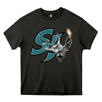 Asphalt the-san-jose-barracuda-pen Heavy Core Tee - linhVisuals
