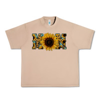 Burro Sunflower Leopard Mom Urban Heavy Tee - Jasminsmagicworld