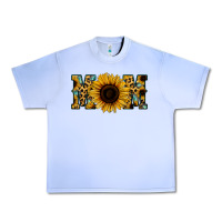 Grape Ice Sunflower Leopard Mom Urban Heavy Tee - Jasminsmagicworld