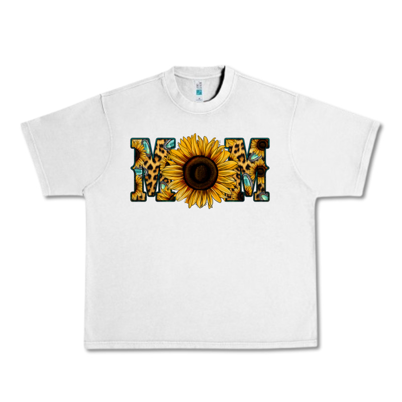 Sunflower Leopard Mom Urban Heavy Tee by Jasminsmagicworld | Teevron