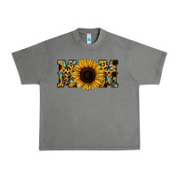 Tornado Sunflower Leopard Mom Urban Heavy Tee - Jasminsmagicworld