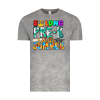 Cloud Rock So Long Pre K Hello Summer Vintage Tee - CowhideDigitalArt