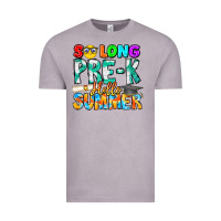 Vintage Zinc So Long Pre K Hello Summer Vintage Tee - CowhideDigitalArt