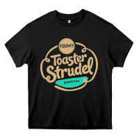 Black toaster strudel pastry Heavy Core Tee - linhVisuals