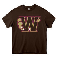 Chocolate Brown whitney high school Heavy Core Tee - linhVisuals