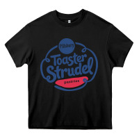 Black toaster strudel pastry Heavy Core Tee - linhVisuals