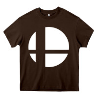 Chocolate Brown super smash bros Heavy Core Tee - linhVisuals