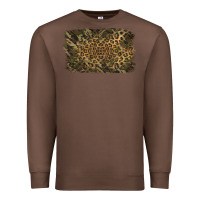 Chestnut Camouflage Leopard Background Premium Sweatshirt - Jasminsmagicworld