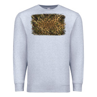 Heather Grey Camouflage Leopard Background Premium Sweatshirt - Jasminsmagicworld