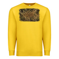 Lemon Camouflage Leopard Background Premium Sweatshirt - Jasminsmagicworld