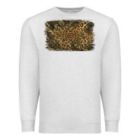 Oatmeal Heather Camouflage Leopard Background Premium Sweatshirt - Jasminsmagicworld