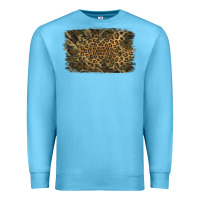 Ocean Blue Camouflage Leopard Background Premium Sweatshirt - Jasminsmagicworld