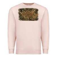 Pale Pink Camouflage Leopard Background Premium Sweatshirt - Jasminsmagicworld