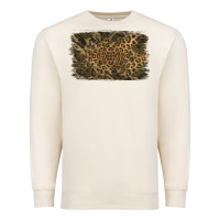 Sandshell Camouflage Leopard Background Premium Sweatshirt - Jasminsmagicworld
