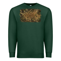 Sports Green Camouflage Leopard Background Premium Sweatshirt - Jasminsmagicworld