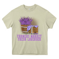 Mossy Farmers Market Fresh Lavender Heavy Core Tee - linhVisuals