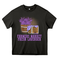 Asphalt Farmers Market Fresh Lavender Heavy Core Tee - linhVisuals