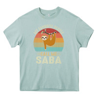 Arona mens my favorite people call me saba cute sloth lover grandpa premium Heavy Core Tee - linhVisuals