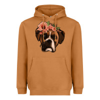 Meerkat floral boxer Heavyweight Hoodie - Jasminsmagicworld