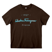 Chocolate Brown SALVATORE TSHIRT Heavy Core Tee - linhVisuals