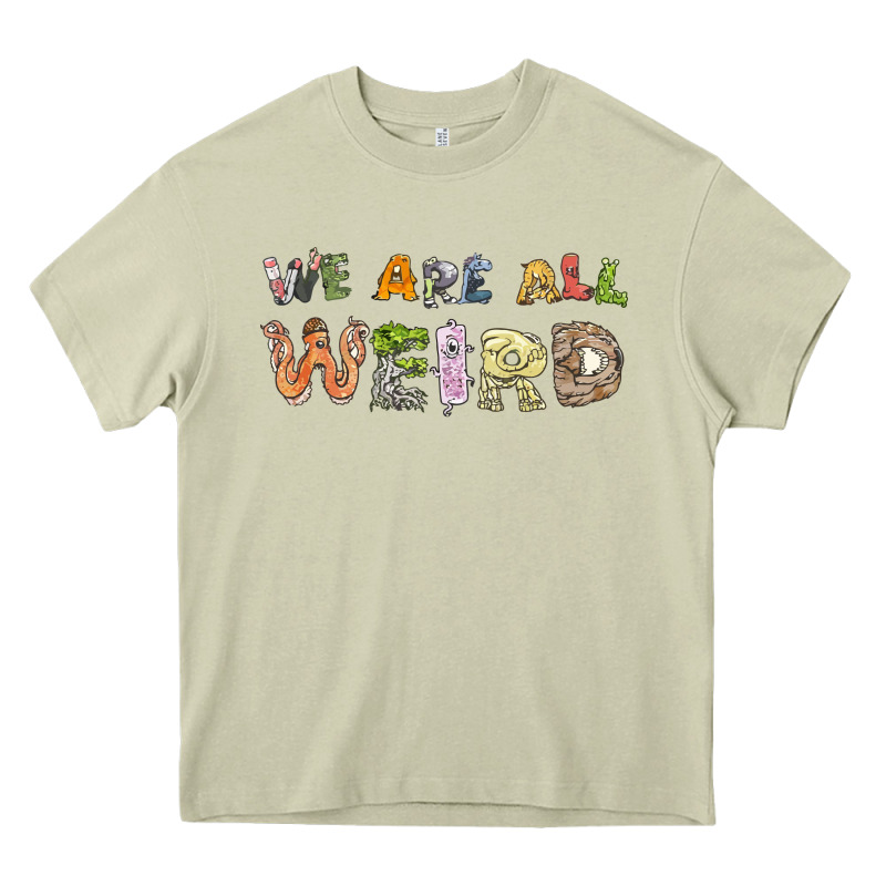 We Are All Weird Heavy Core Tee by linhVisuals | Teevron