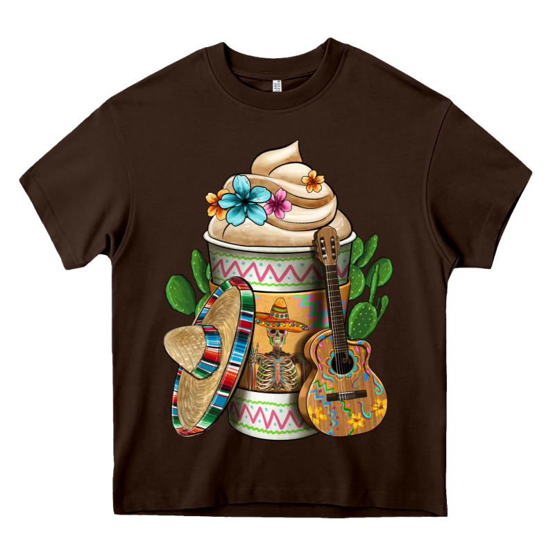 Mexican Hot Coffee Cup Heavy Core Tee by FaDigitalArtStudio | Teevron
