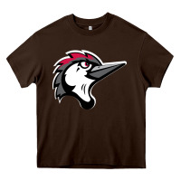 Chocolate Brown fayetteville woodpeckers Heavy Core Tee - linhVisuals