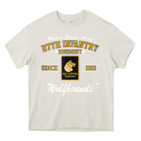 Cream 27th infantry regiment tank top Heavy Core Tee - linhVisuals
