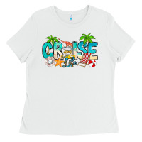 White Cruise Life Ladies Tee - CowhideDigitalArt