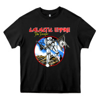 Black international grup music  galactic empire Heavy Core Tee - linhVisuals