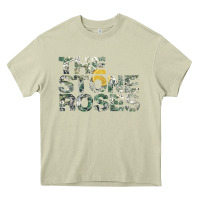 Mossy THE STONE ROSES GREEN Heavy Core Tee - linhVisuals