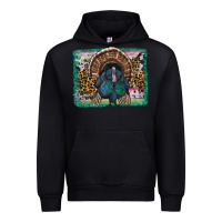 Black thanksgiving turkey with background Urban Hoodie - RanaPortraitStore