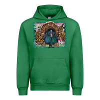 Emerald thanksgiving turkey with background Urban Hoodie - RanaPortraitStore