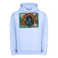 Pigment Grape Ice thanksgiving turkey with background Urban Hoodie - RanaPortraitStore