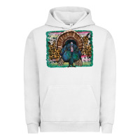 Pigment Lunar Rock thanksgiving turkey with background Urban Hoodie - RanaPortraitStore