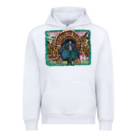 White thanksgiving turkey with background Urban Hoodie - RanaPortraitStore