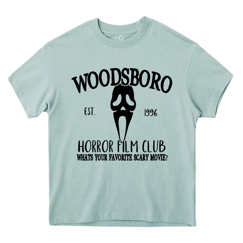 Woodsboro Horror Film Club Scream Heavy Core Tee by linhVisuals | Teevron