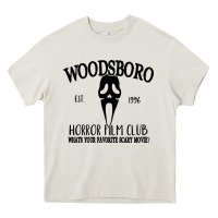 Cream woodsboro horror film club scream Heavy Core Tee - linhVisuals
