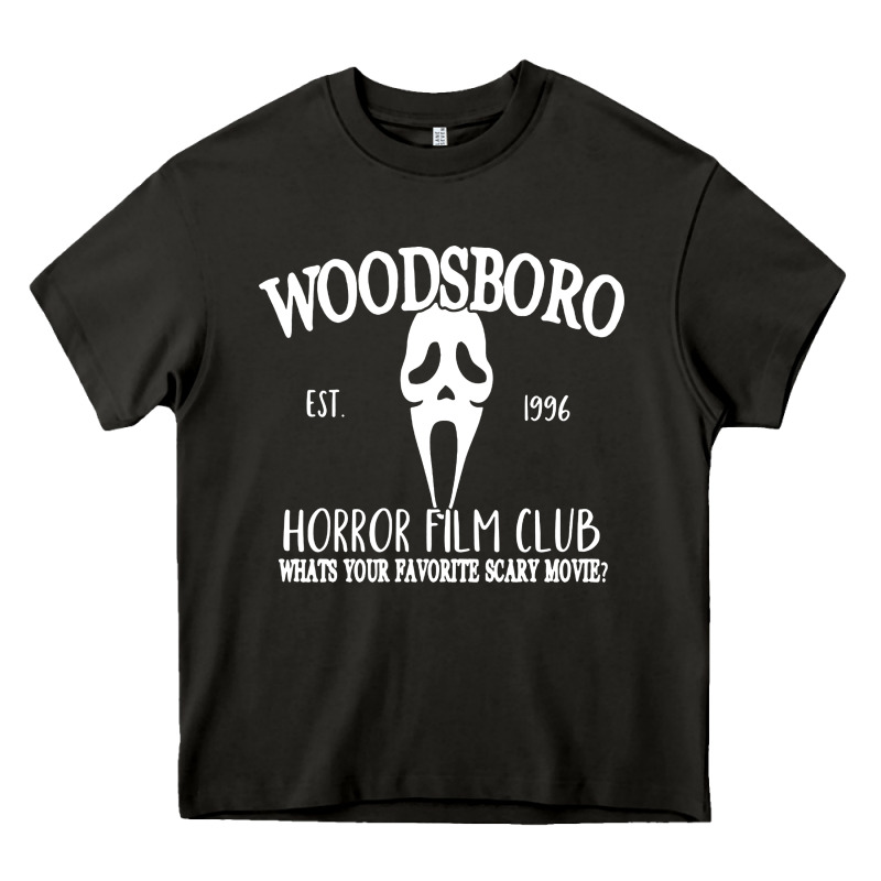 Woodsboro Horror Film Club Scream Heavy Core Tee by linhVisuals | Teevron