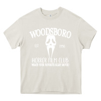 Cream woodsboro horror film club scream Heavy Core Tee - linhVisuals