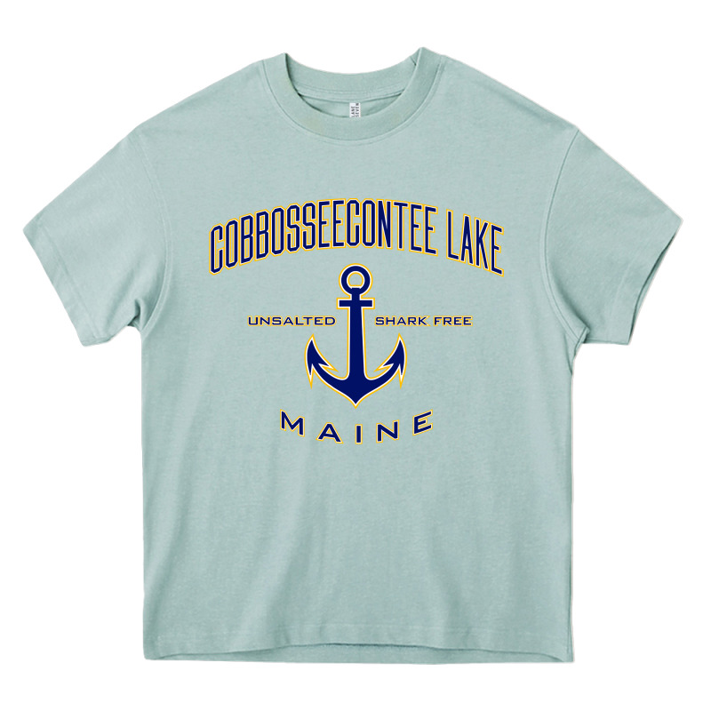 Cobbosseecontee Lake Me Pullover Hoodie Heavy Core Tee by linhVisuals | Teevron