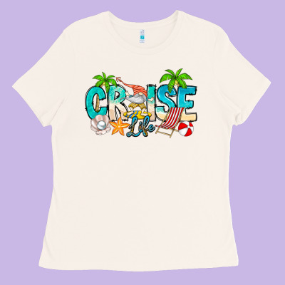 Cruise Life Ladies Tee Designed By Cowhidedigitalart