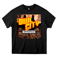 Black Owl City Adam Young Heavy Core Tee - linhVisuals
