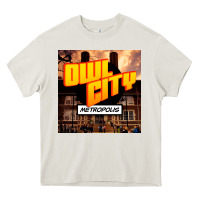 Cream Owl City Adam Young Heavy Core Tee - linhVisuals