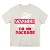 Cream cruise drinking package t shirt Heavy Core Tee - linhVisuals